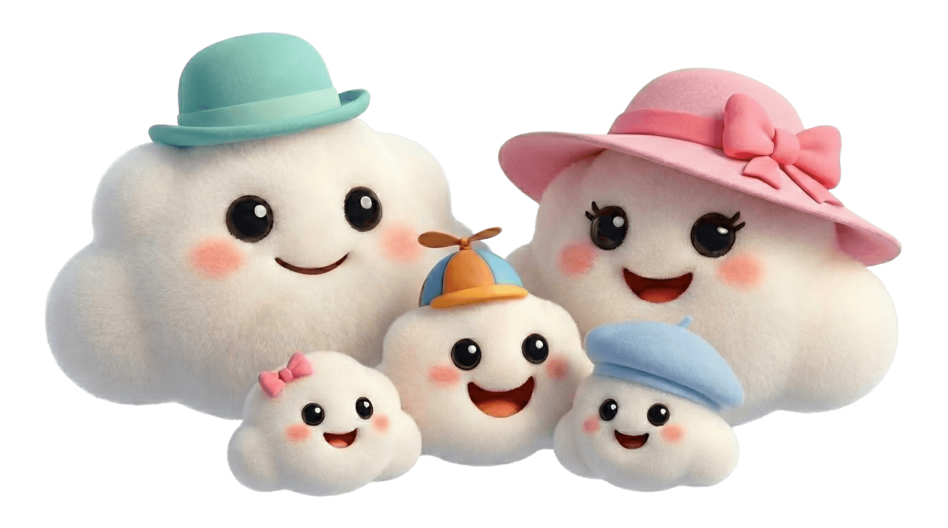 HeyLoLo sky-familiemaskotter