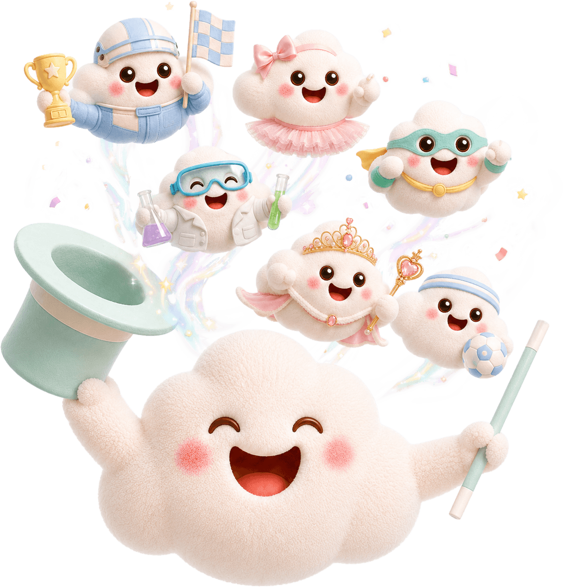 HeyLoLo cloud mascot